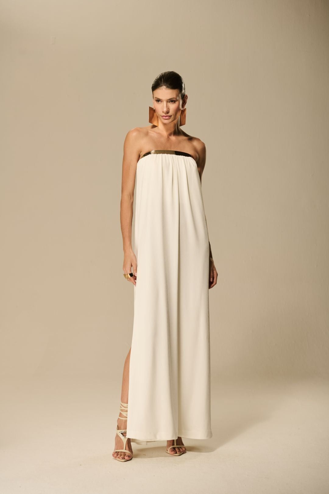 VESTIDO TOMARA QUE CAIA PALA METAL CAOS