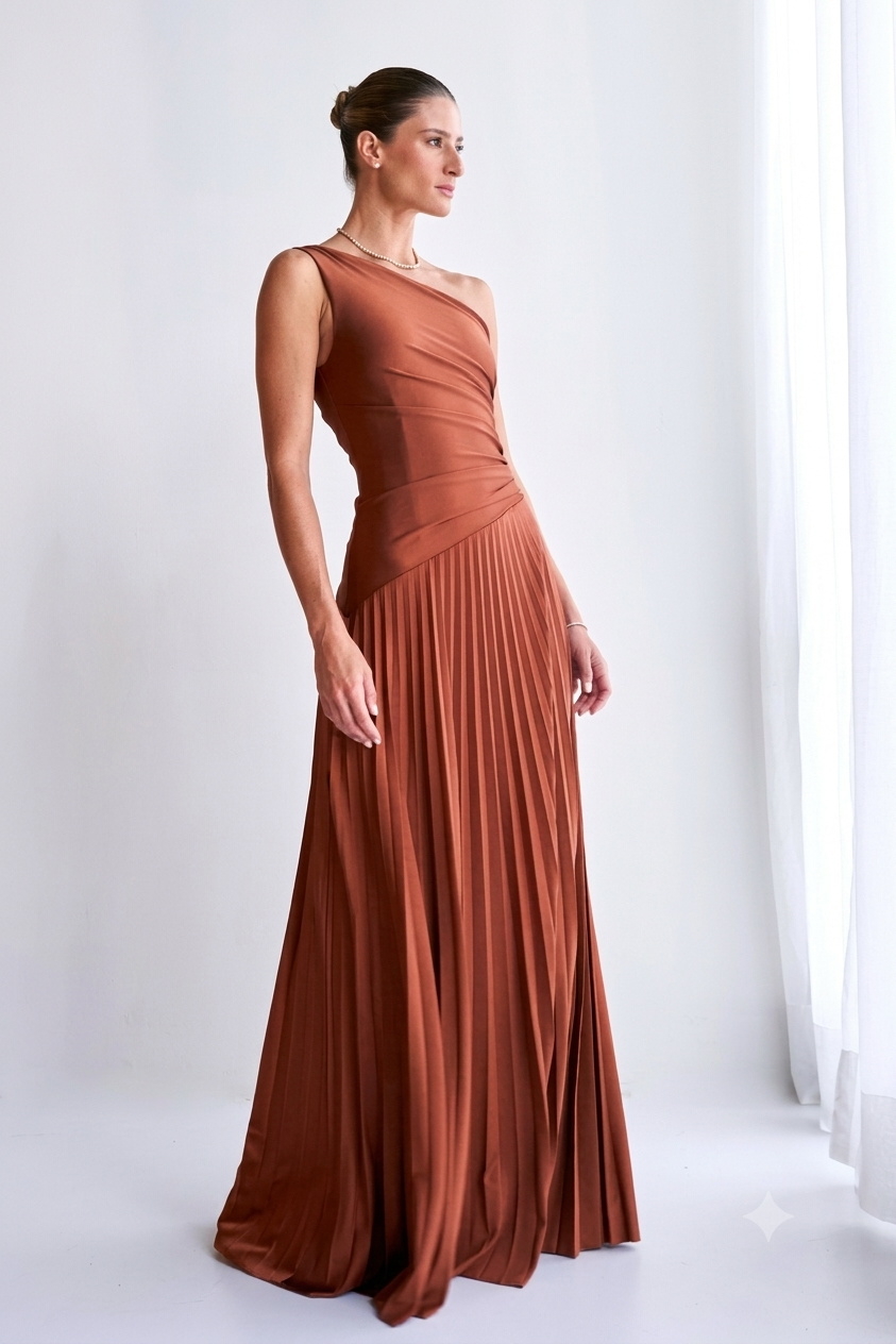VESTIDO UM OMBRO SÓ UNITY SEVEN