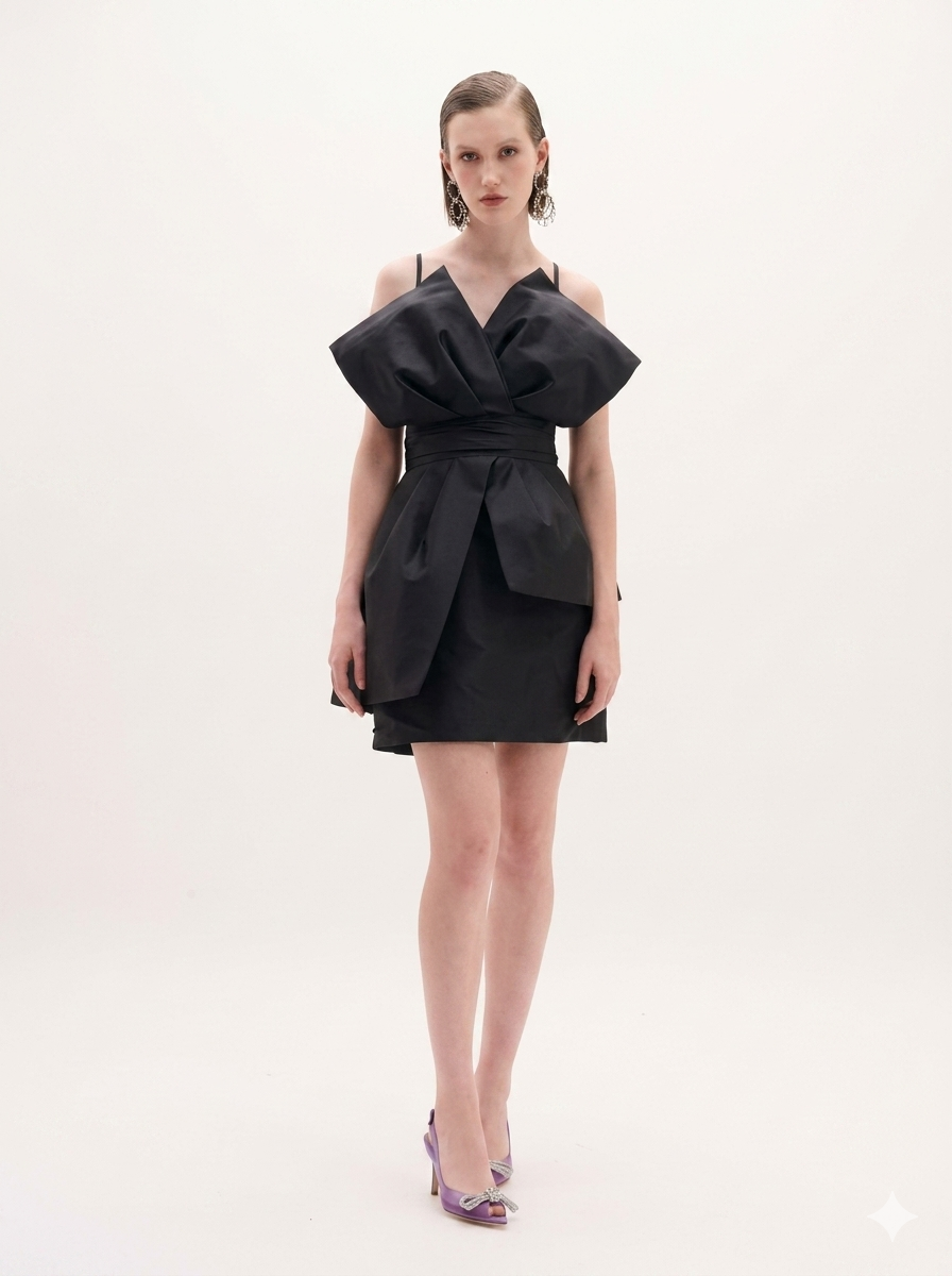 VESTIDO VM PRETO ARTE SACRA