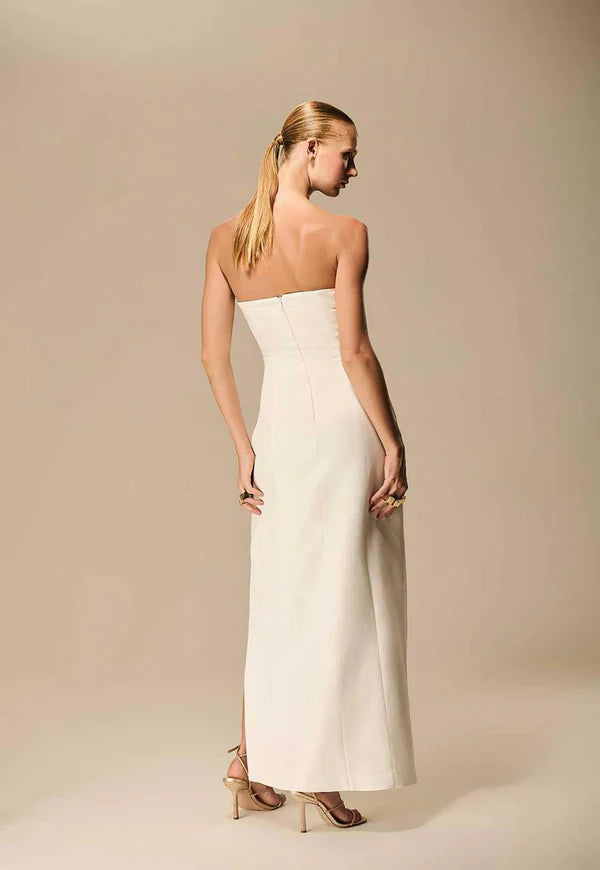 VESTIDO MIDI PALA METAL CAOS