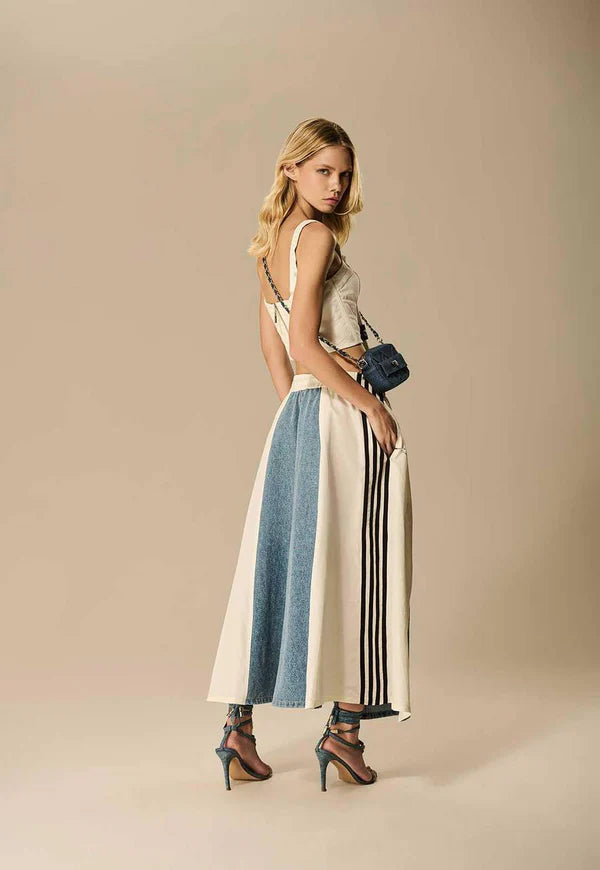 SAIA JEANS LISTRAS LATERAIS CAOS
