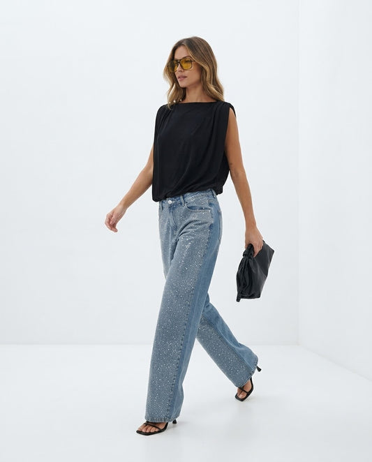 BLUSA JERSEY MOULAGE CAOS