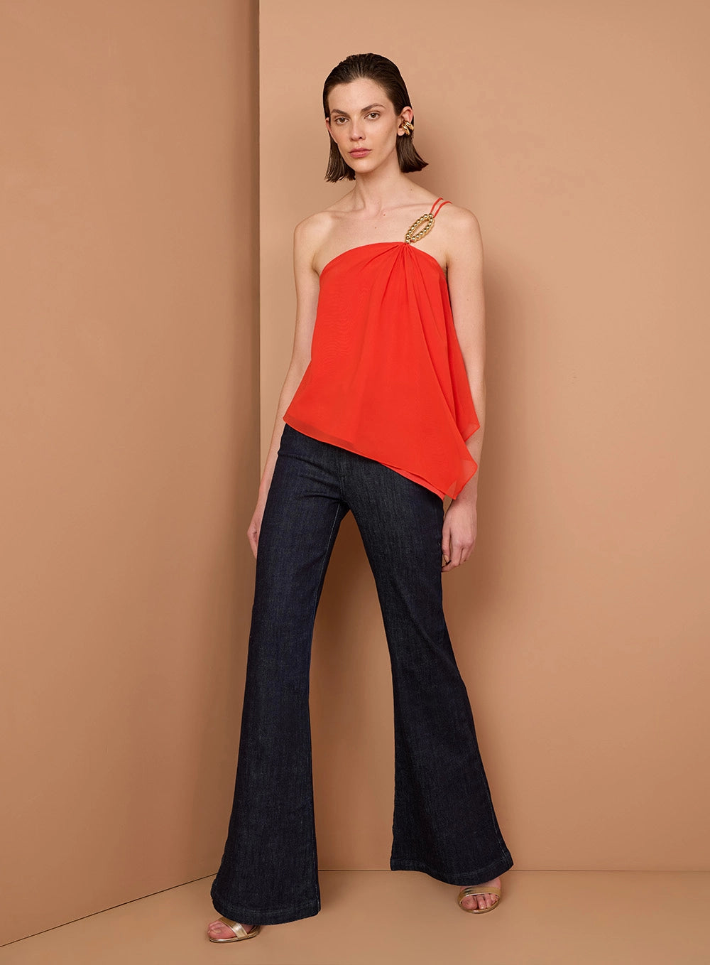 BLUSA OMBRO SÓ CHIFFON TUFI DUEK