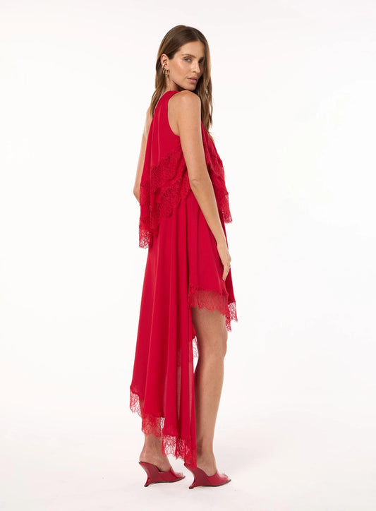 VESTIDO CAMADAS ASSIMÉTRICO SKAZI
