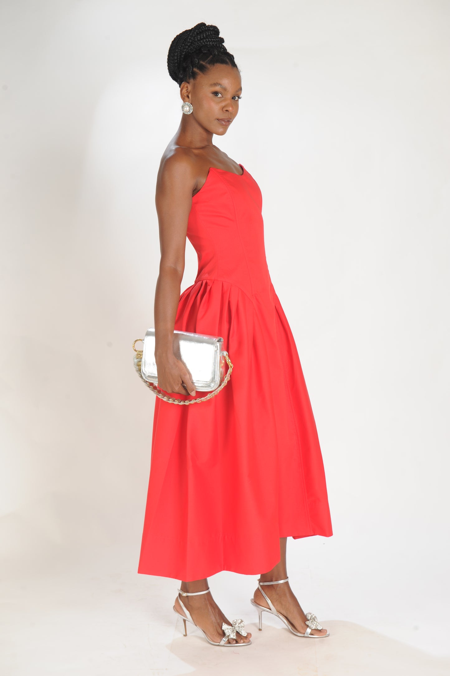 VESTIDO TOMARA QUE CAIA CORSET LAMINE