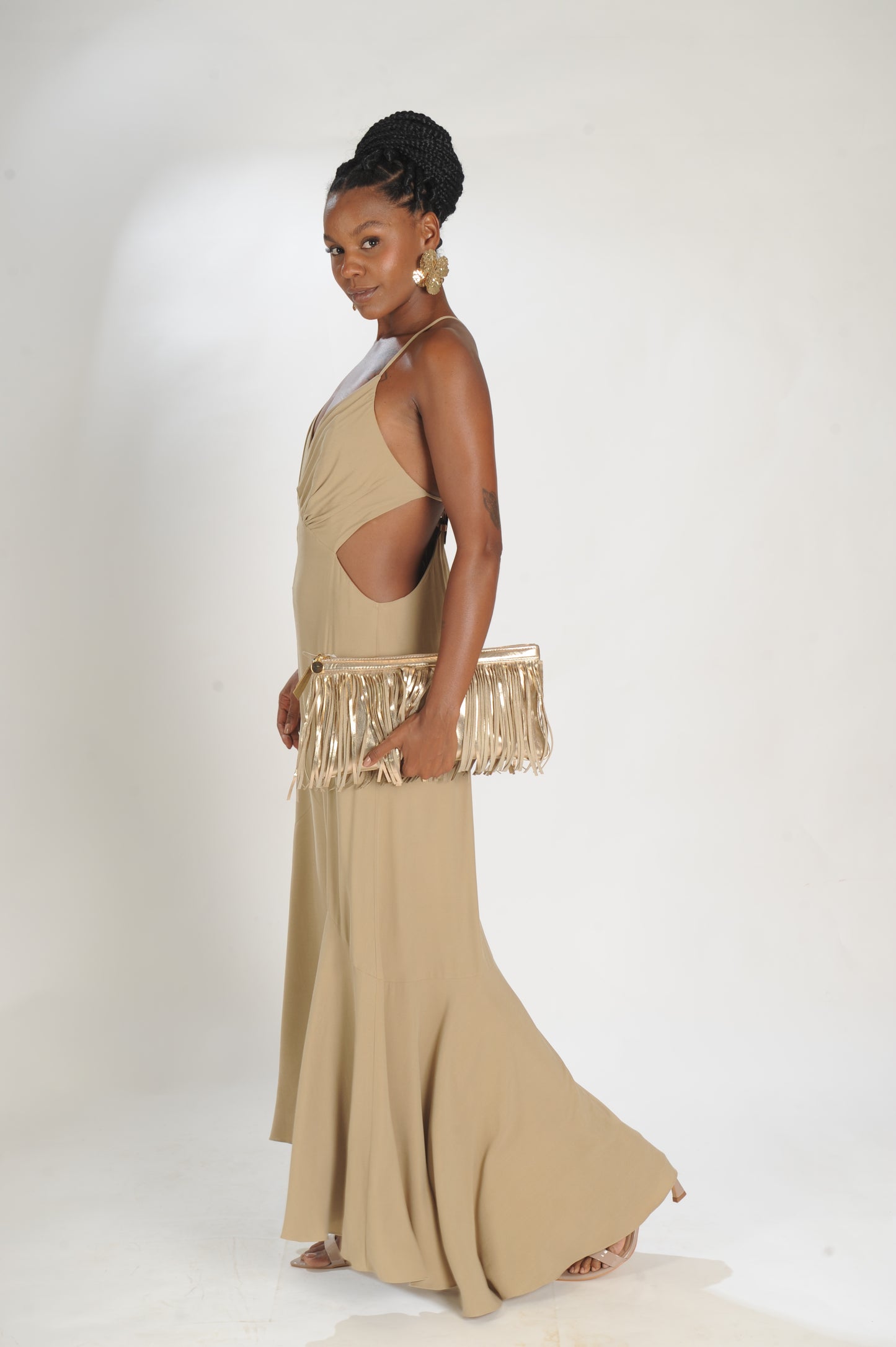 VESTIDO LONGO PASSANTE CAOS