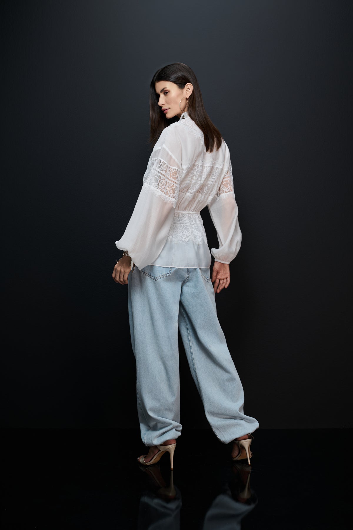 JAQUETA COM TRANSPARÊNCIA LACE CAOS