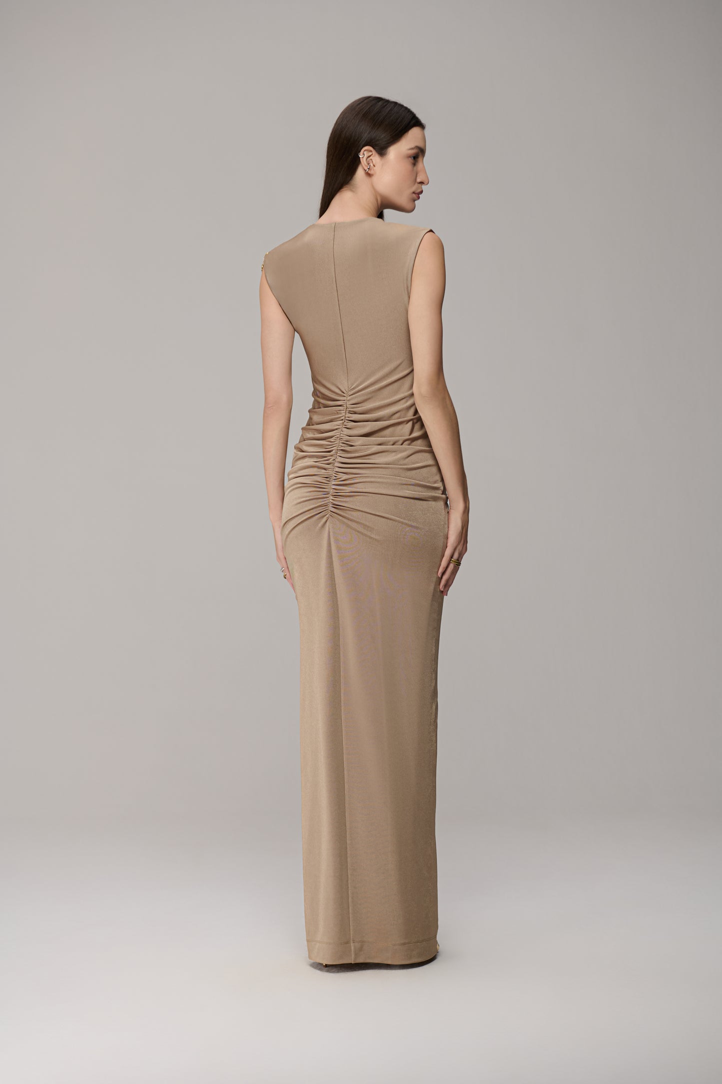 VESTIDO MEIO FRANZIDO CORRENTE CAOS