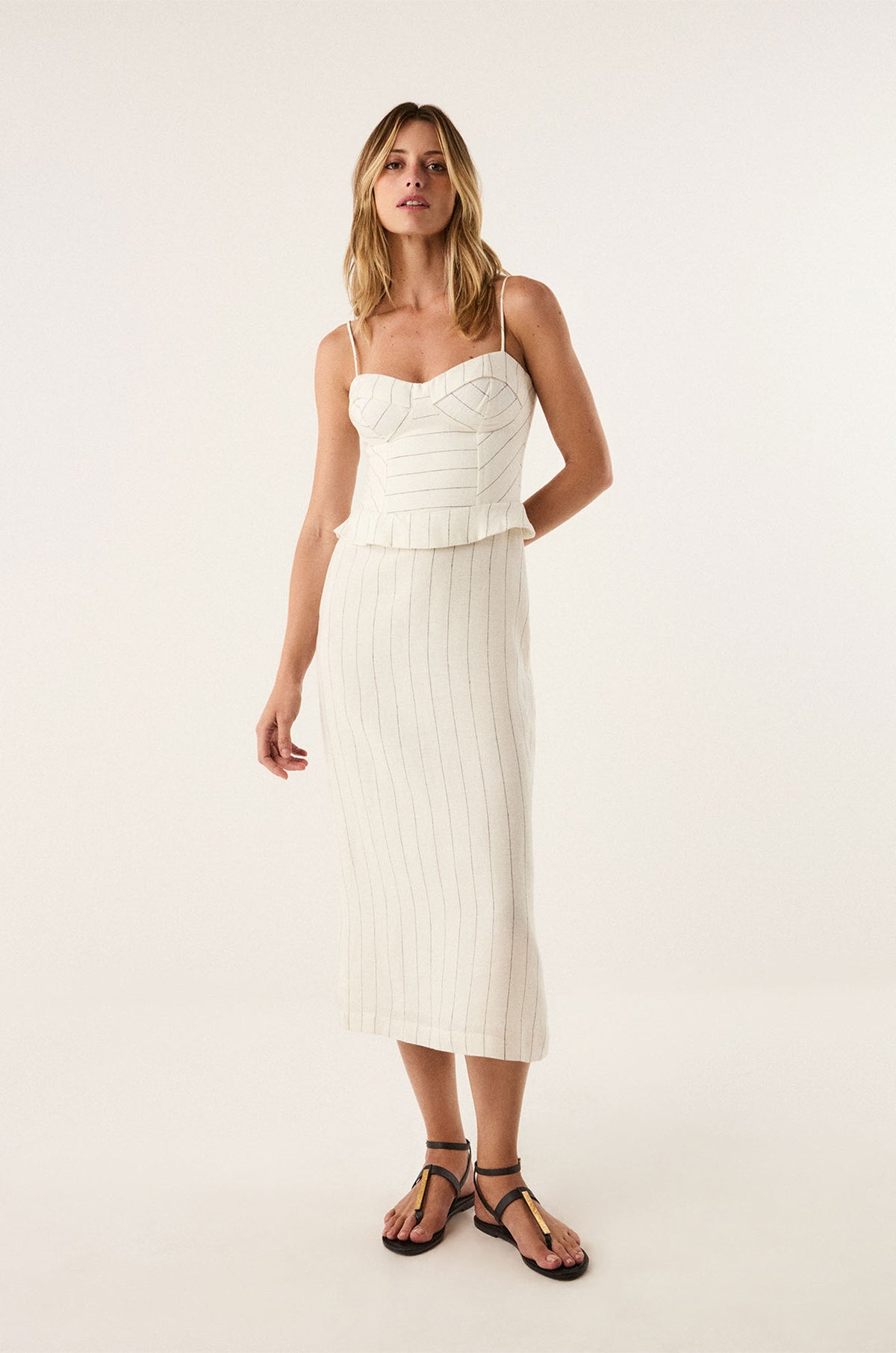 VESTIDO MIDI HAZEL VIX