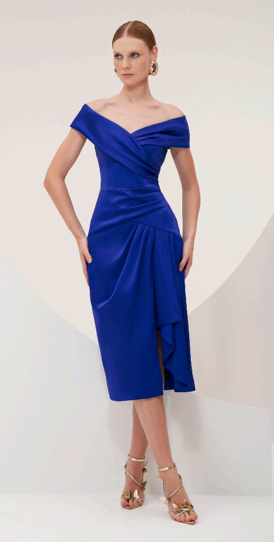 VESTIDO TUBO OMBRO FÁTIMA SCOFIELD