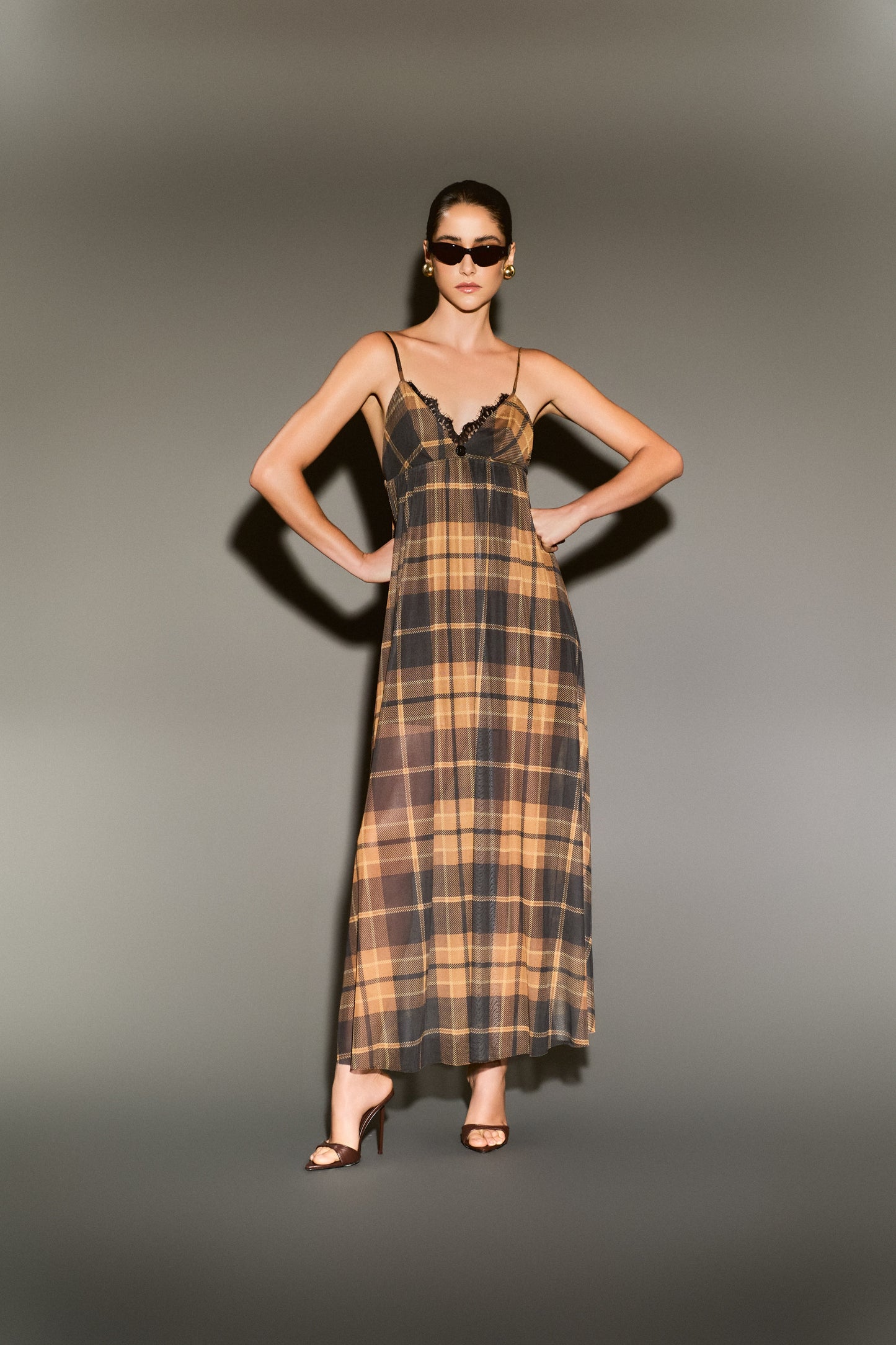 VESTIDO DRAPEADO EM TULE KOHDE