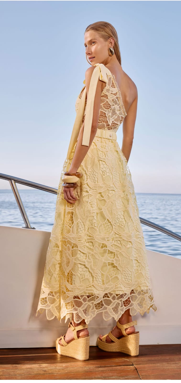 VESTIDO MIDI GUIPIR SKAZI