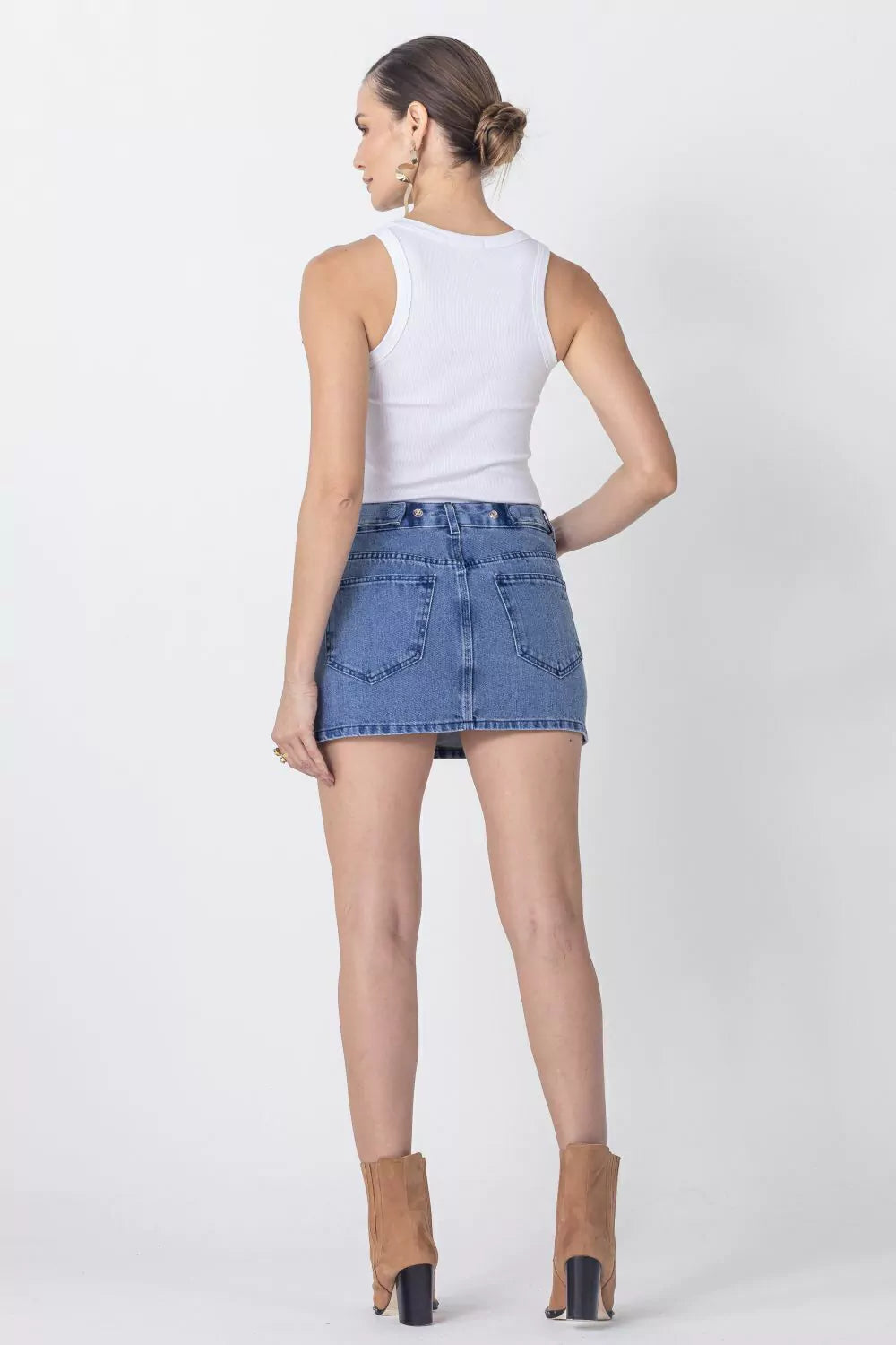SAIA CURTA JADE BLUE JEANS
