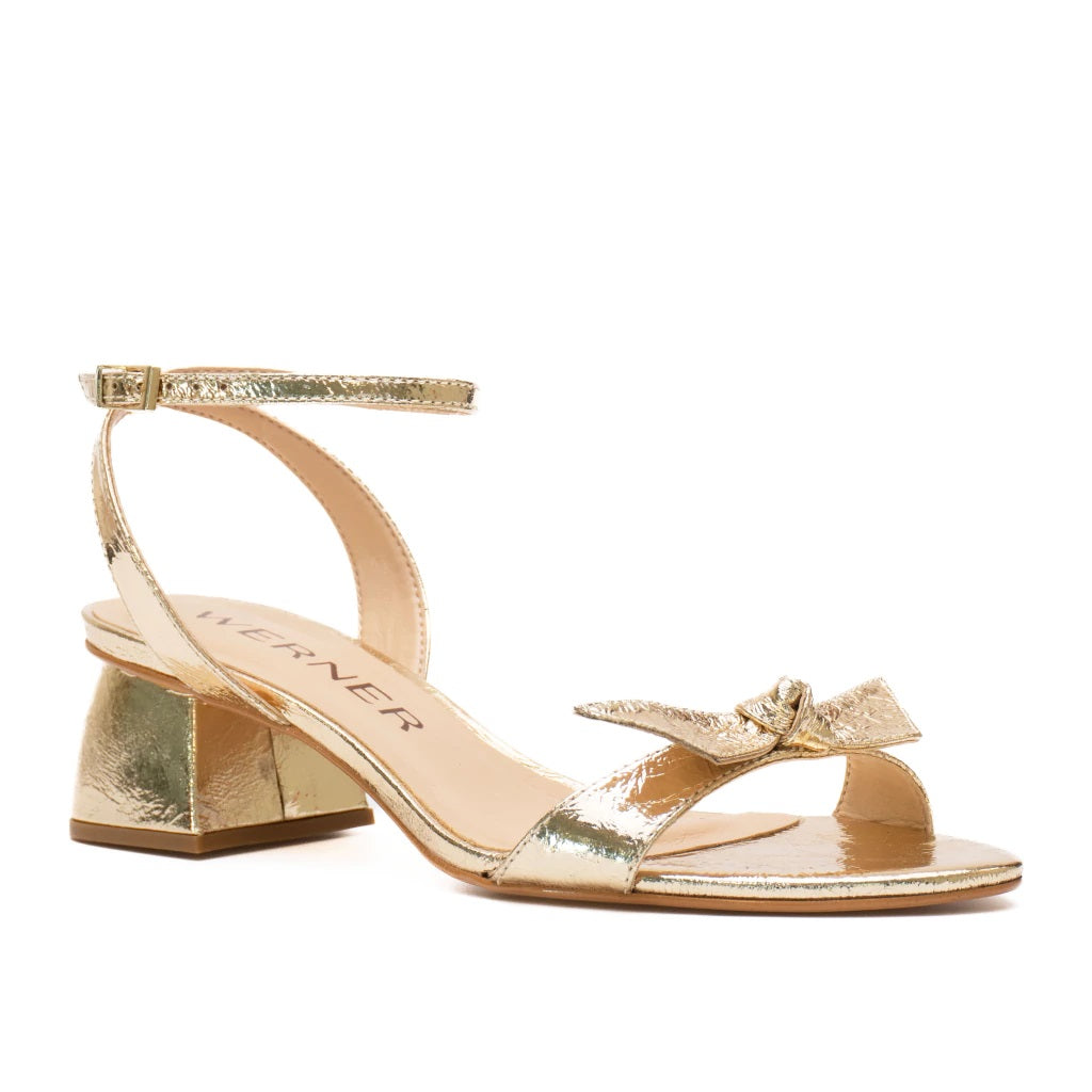 SANDÁLIA FEMININA METALIC BALA CHAMPAGNE METAL
