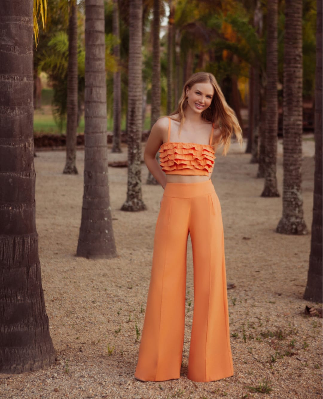 CONJUNTO TOP BABADO ANNE FERNANDES