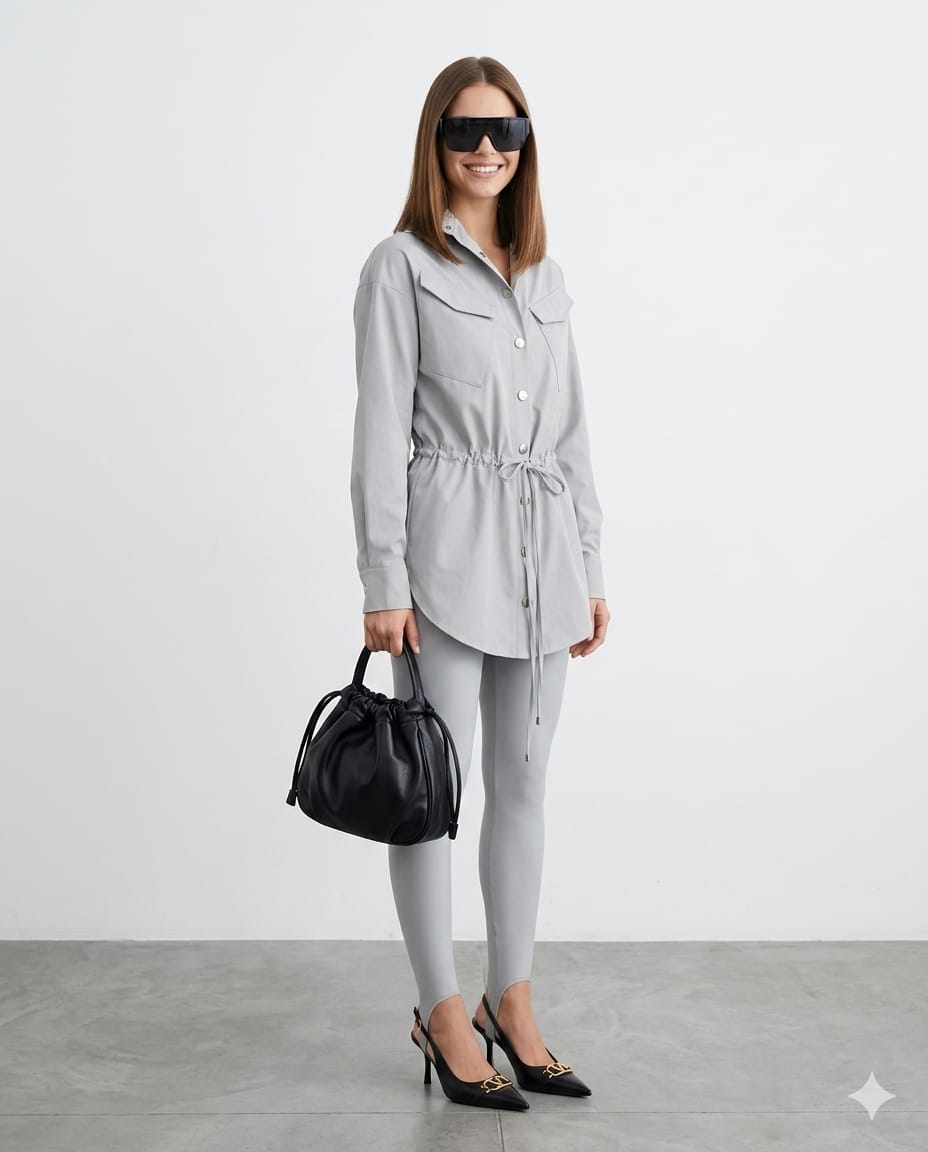 PARKA TECNO BOLSOS DIAGONAIS CAOS