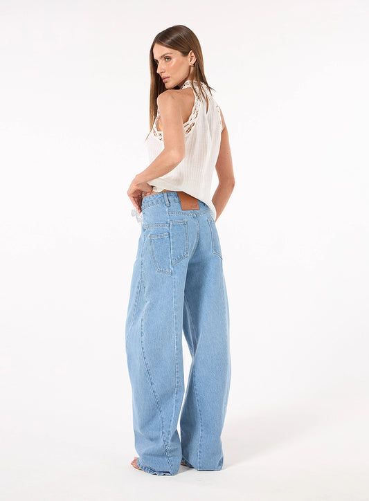 CALÇA JEANS BARREL SKAZI