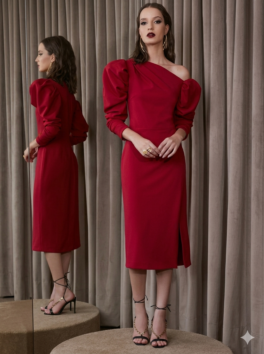 VESTIDO MALHA CREPE ARTE SACRA