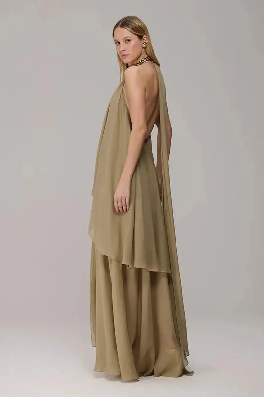 VESTIDO FRENTE ÚNICA CORRENTE CAOS