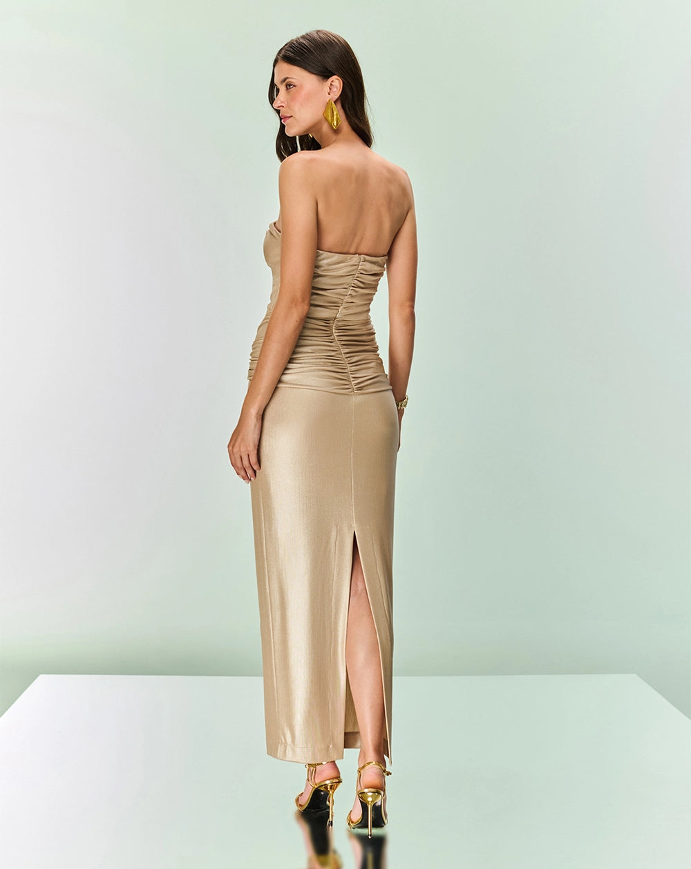 VESTIDO MIDI SOBREPOSIÇÃO TUFI DUEK