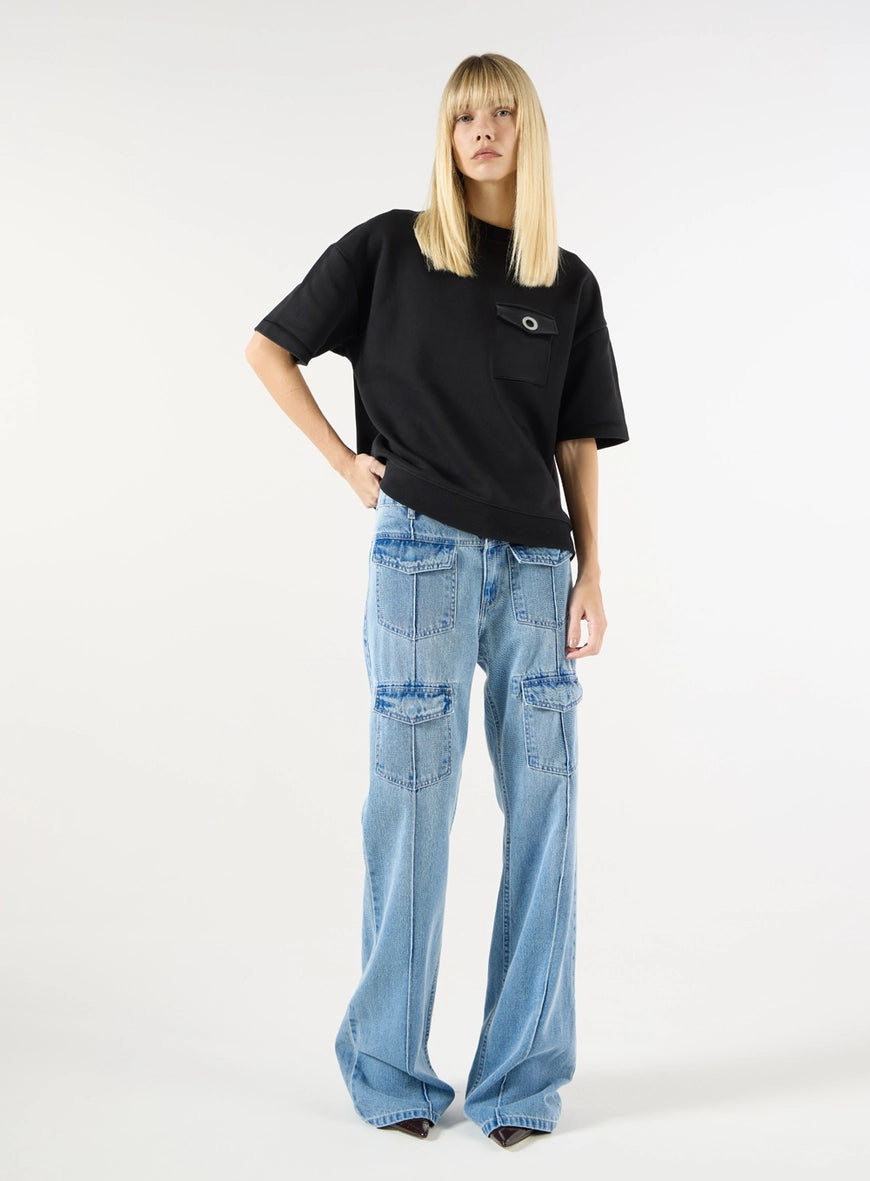 CAMISETA COM BOLSO SKAZI