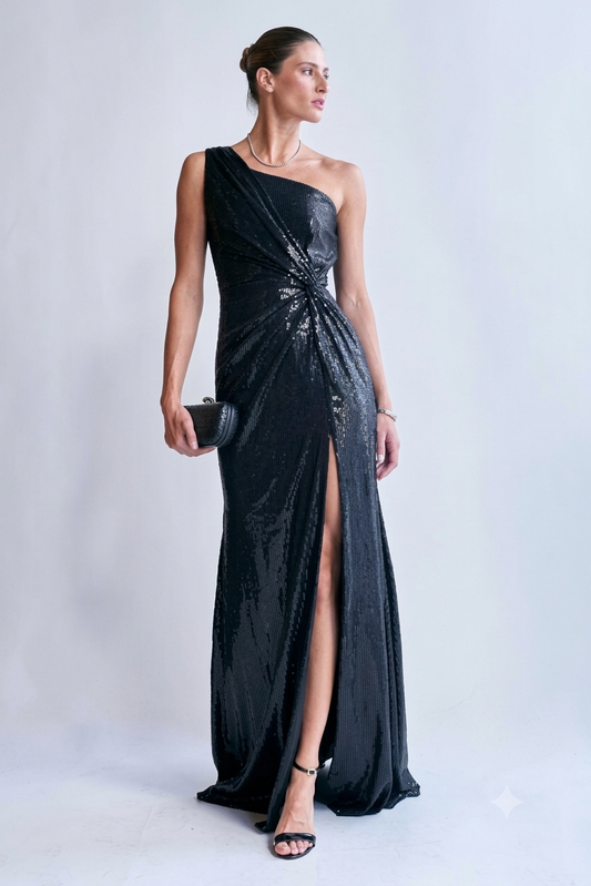VESTIDO DE PAETÊ UNITY SEVEN