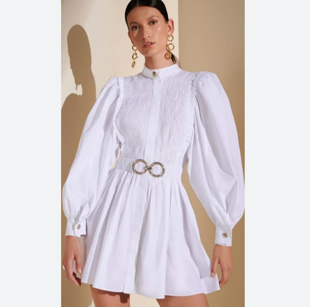 VESTIDO CURTO PALA LASTEX TD