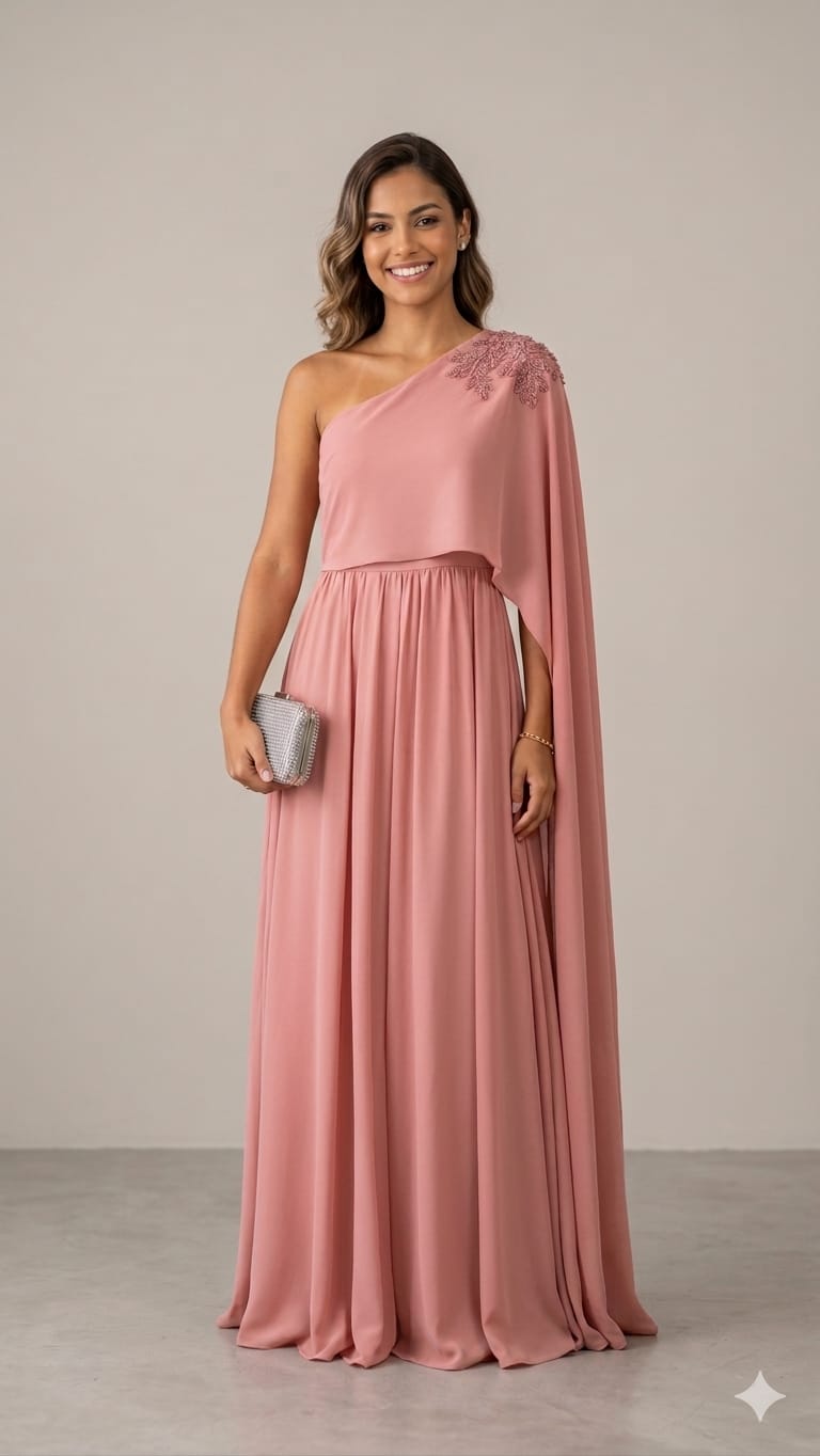 VESTIDO ROSE DUST ARTE SACRA