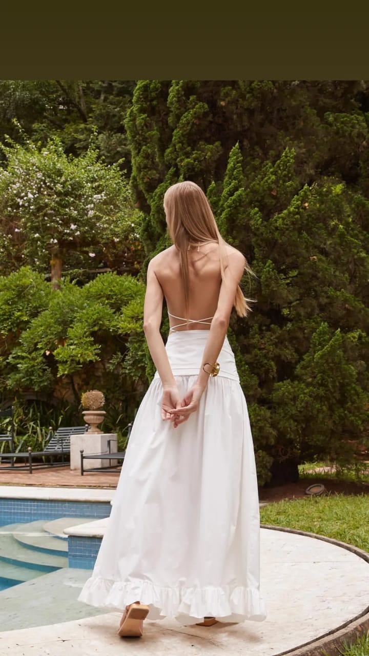 CONJUNTO SAIA E TOP AMARANTE