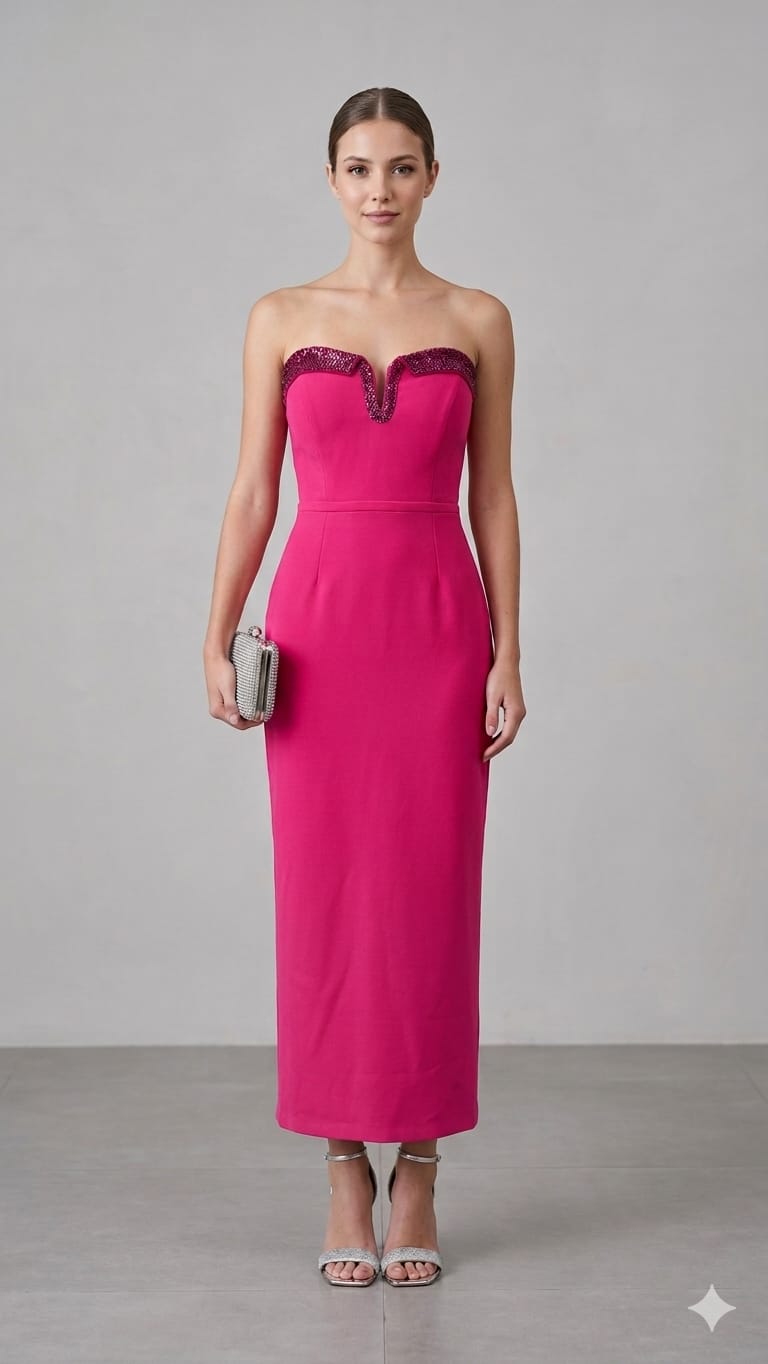 VESTIDO FLASH PINK ARTE SACRA
