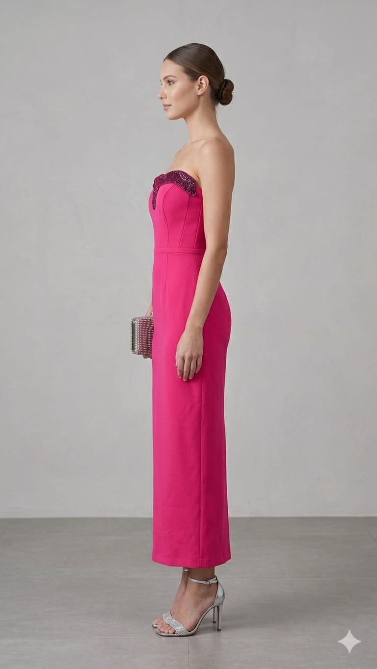 VESTIDO FLASH PINK ARTE SACRA