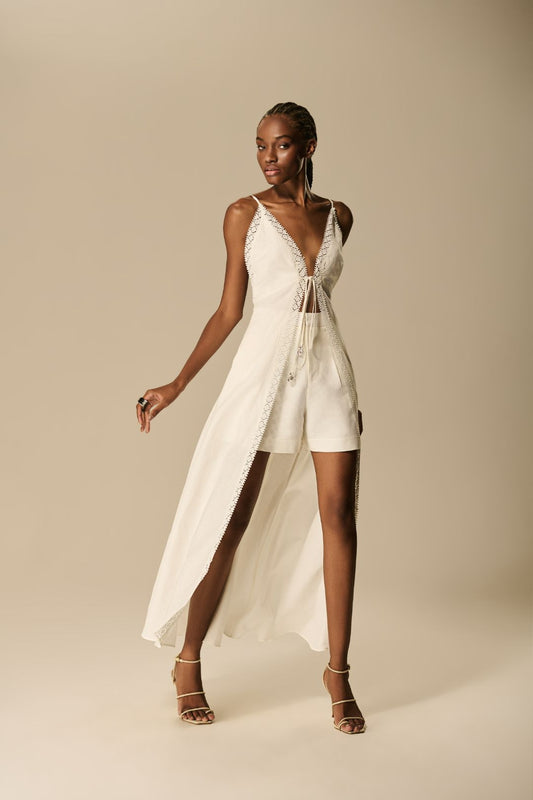 CONJUNTO VESTIDO E SHORT CAOS