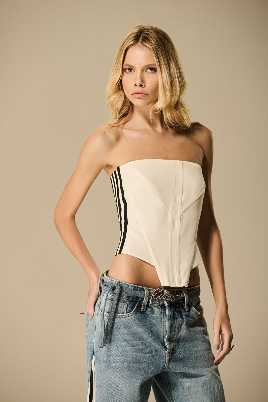 CORSET NYLON LISTRAS CAOS
