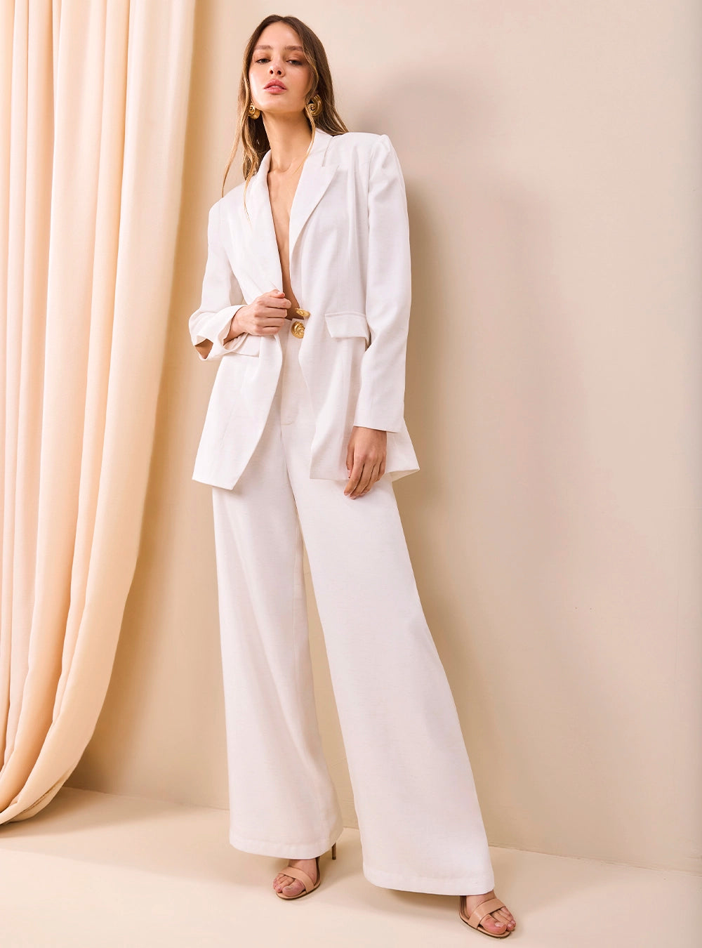 CONJUNTO BLAZER LINHO BELIZE C/ CALÇA