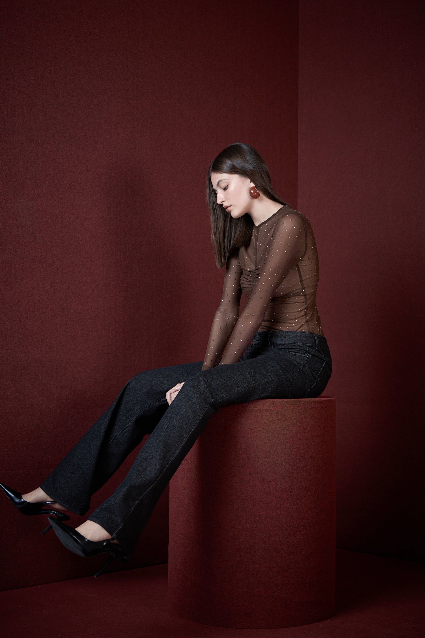 CALÇA JEANS BLACK SKAZI