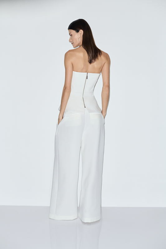 BLUSA COM LAPELA DE CETIM CAOS