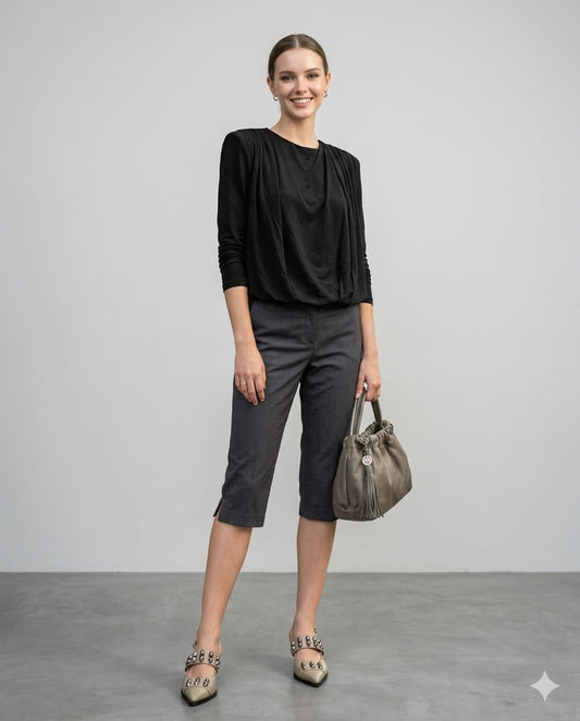 BLUSA BALONÊ ABERTURA GOTA COSTAS CAOS