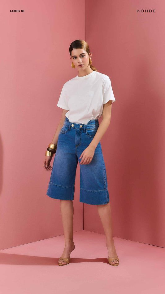 T-SHIRT COSTAS EM RENDA