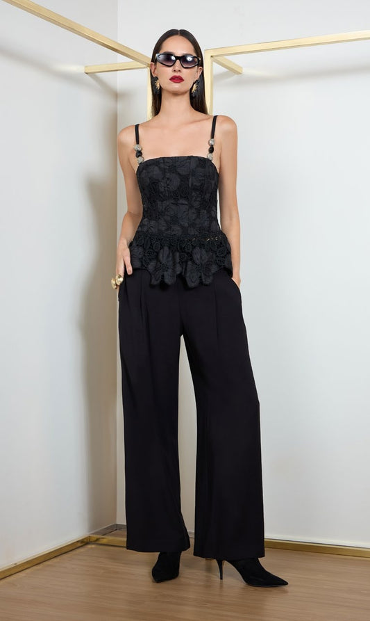 BLUSA ALÇA BORDADA THAMARA CAPELÃO