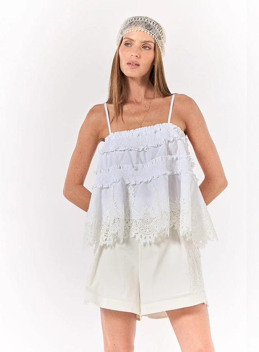 BLUSA LASTEX FRANZIDO SKAZI