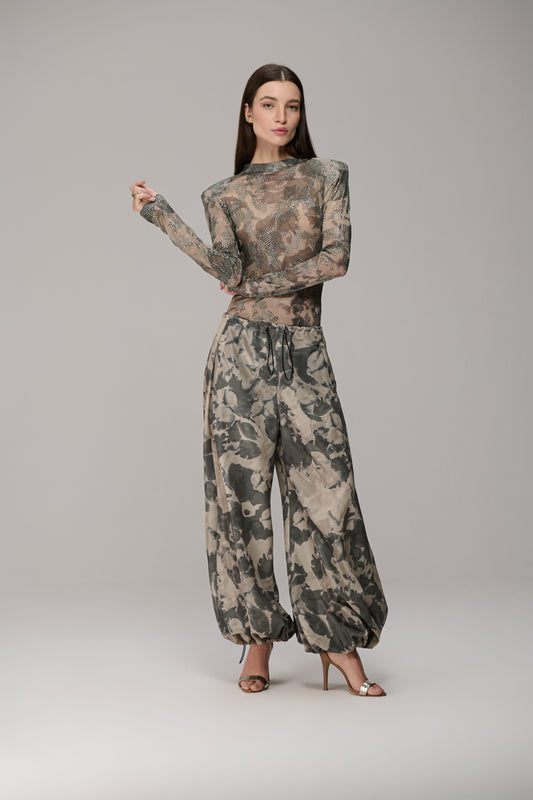 CALÇA REGULAGEM CAMOUFLAGE CAOS