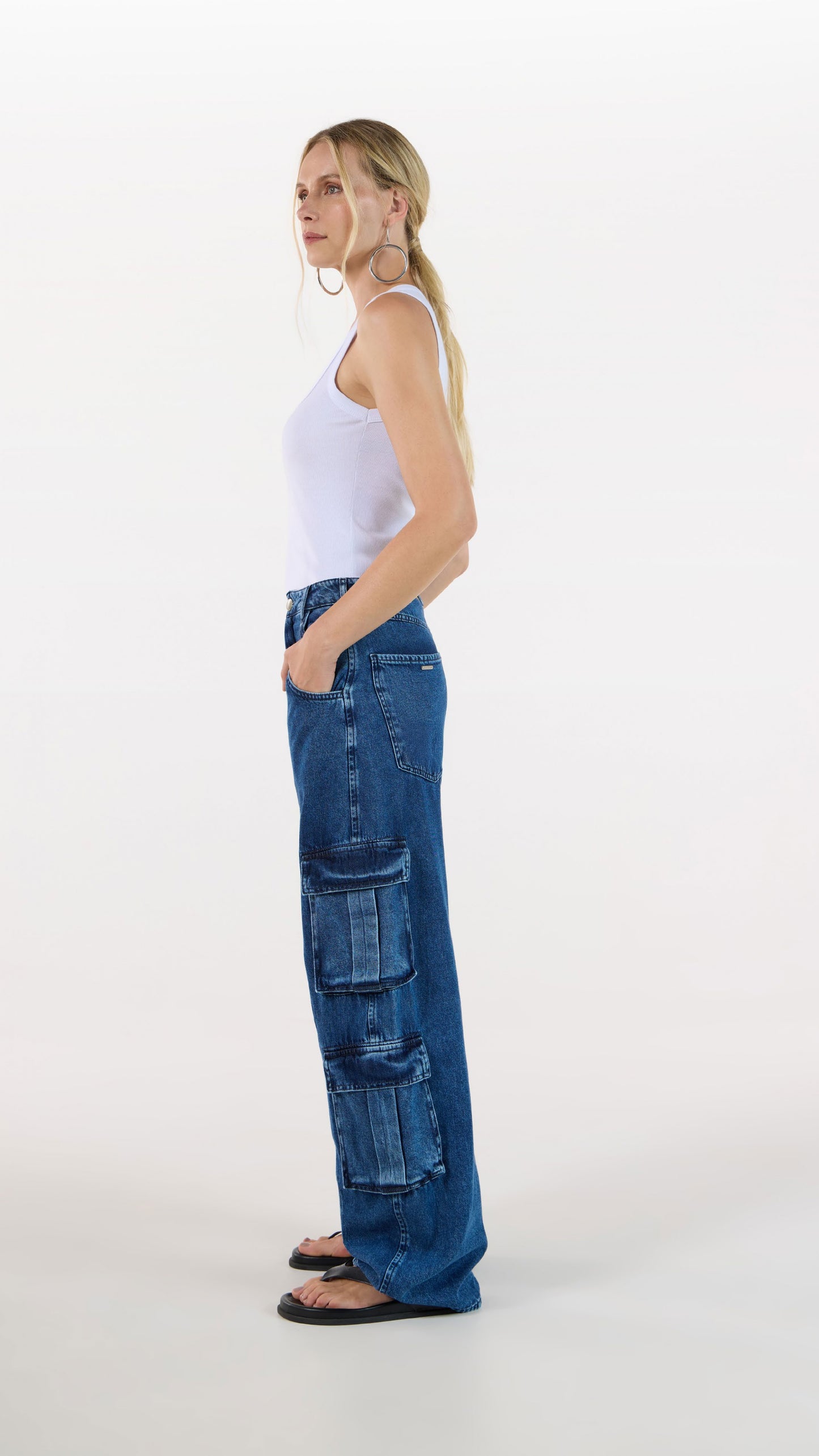 CALÇA JEANS BRUNA LOW TUFI DUEK