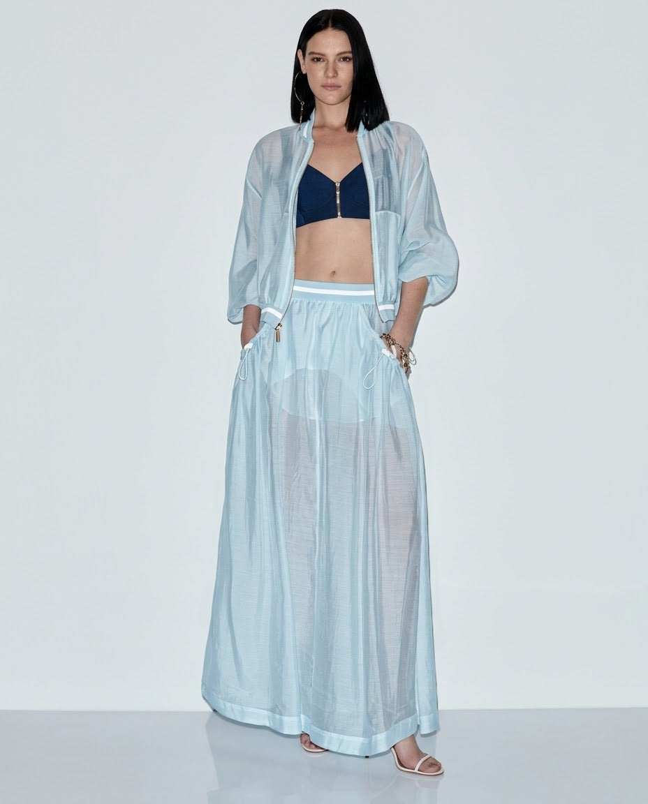CONJUNTO COM TRANSPARÊNCIA BOMBER CAOS