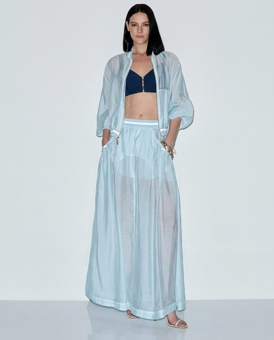 CONJUNTO COM TRANSPARÊNCIA BOMBER CAOS
