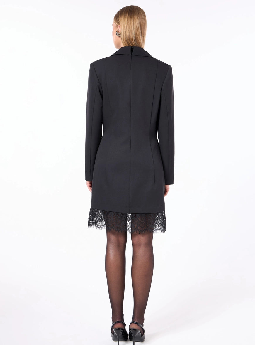 BLAZER DRESS DETALHE RENDA SKAZI