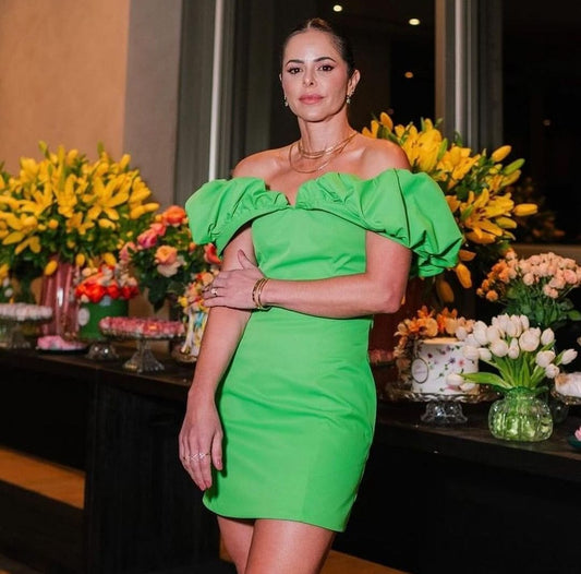 VESTIDO CURTO OMBRO A OMBRO ANNE FERNANDES