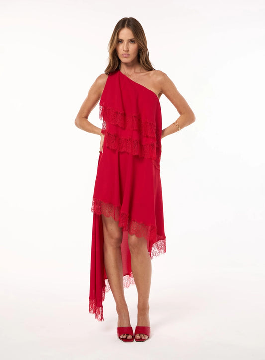 VESTIDO CAMADAS ASSIMÉTRICO SKAZI