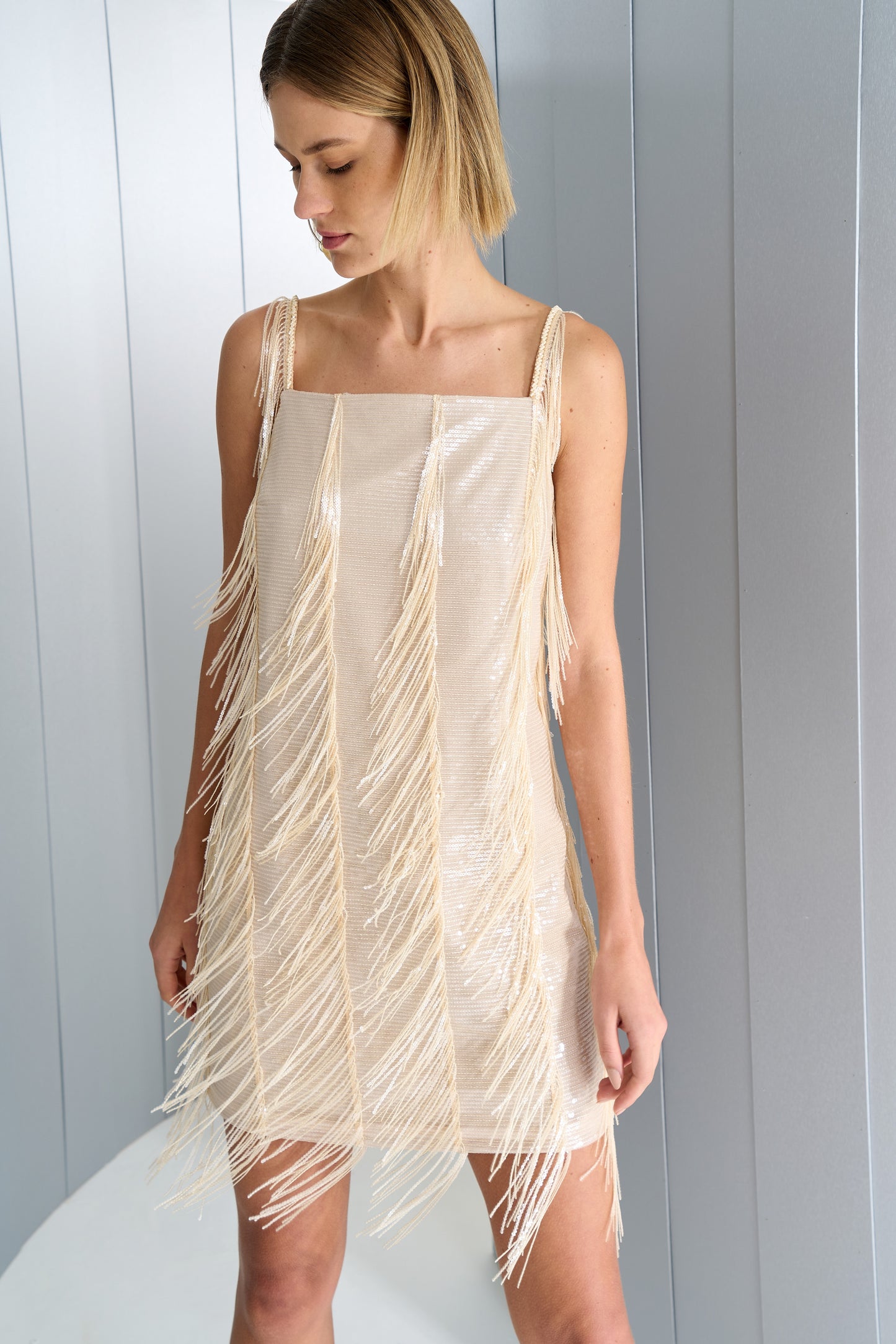 VESTIDO CURTO FRINGE TUFI DUEK