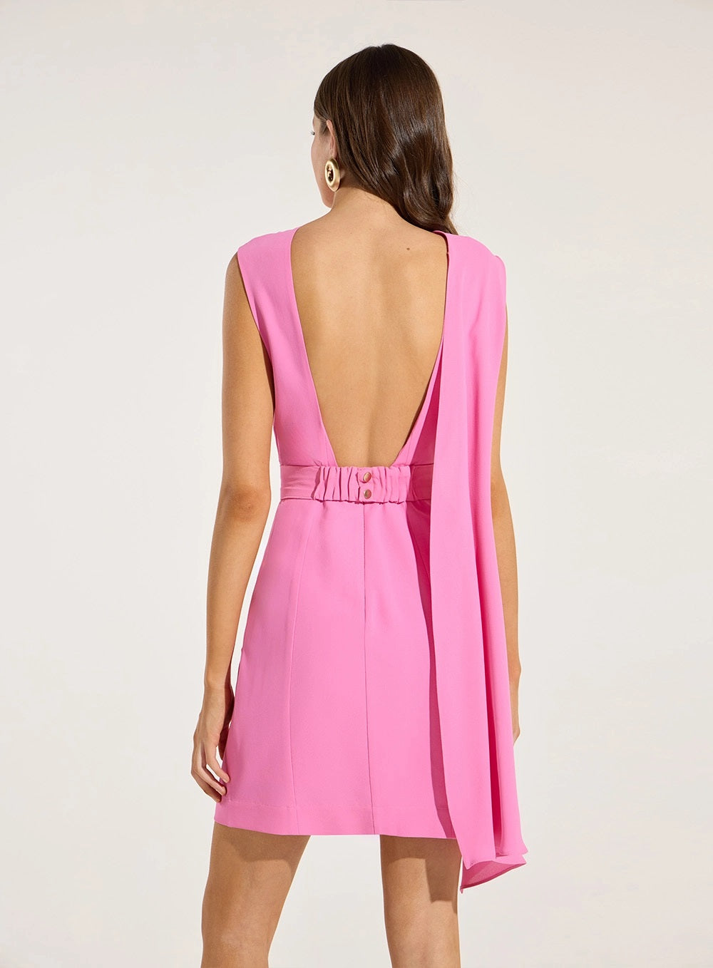 VESTIDO CURTO SOBREPOSIÇÃO SKAZI