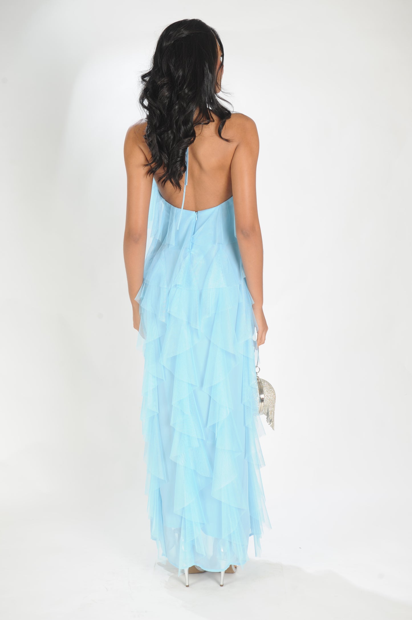VESTIDO CAMADAS TULE LAMINE